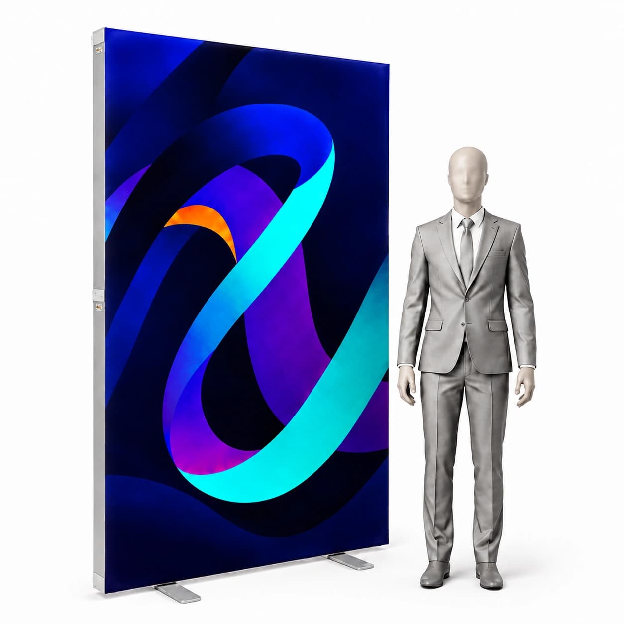 Leuchtwand LED BOX mit Druck