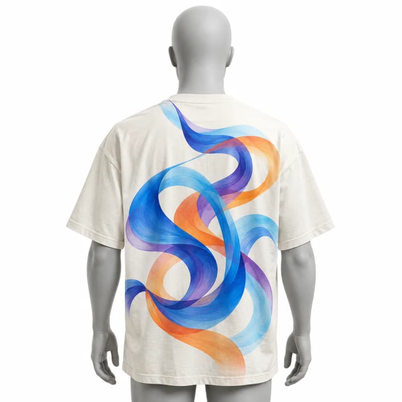Oversize-T-Shirt JHK 200 g/m² mit Druck