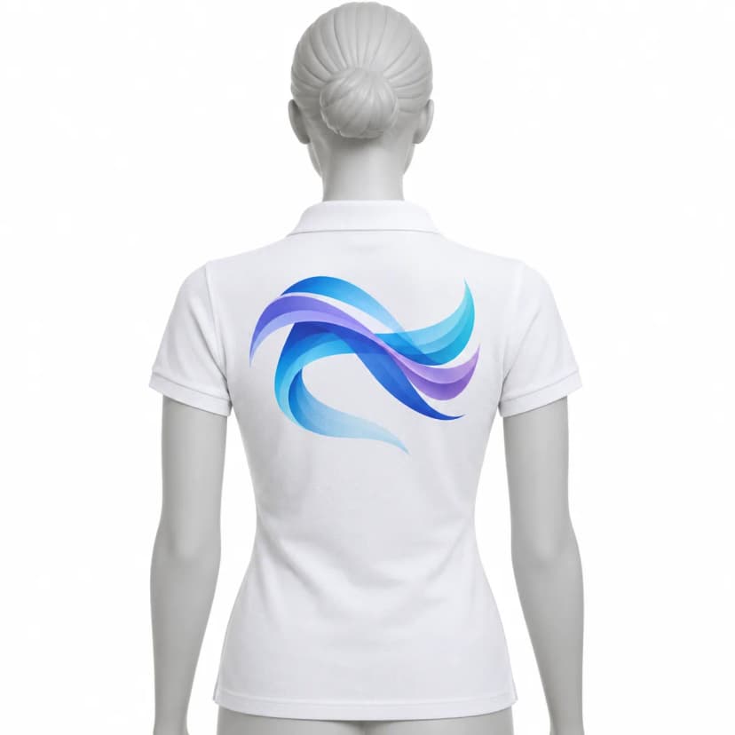 Damen-Poloshirt JHK POPL 200 mit Druck