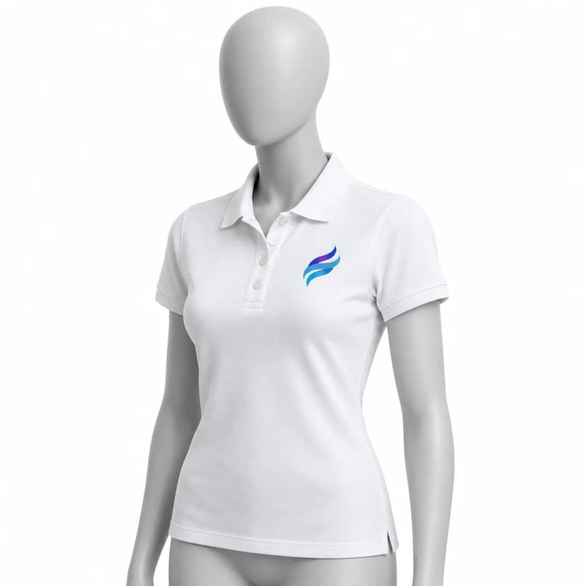 Damen-Poloshirt JHK POPL 200 mit Druck