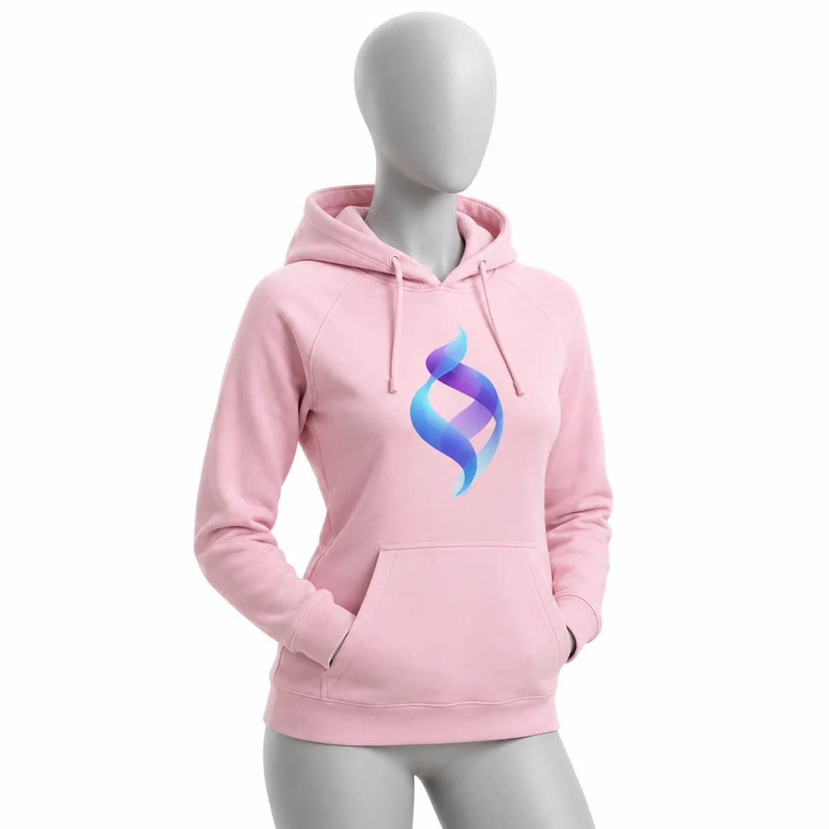 Damen-Kapuzenpullover JHK Kangaroo Lady mit Druck