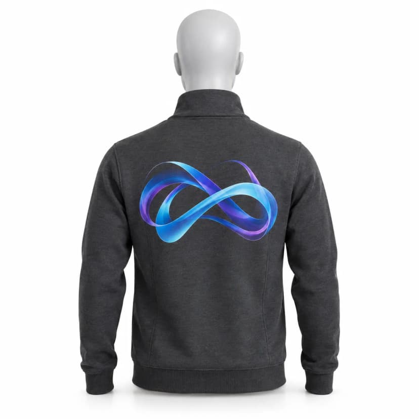Sweatjacke JHK Full Zip mit Druck