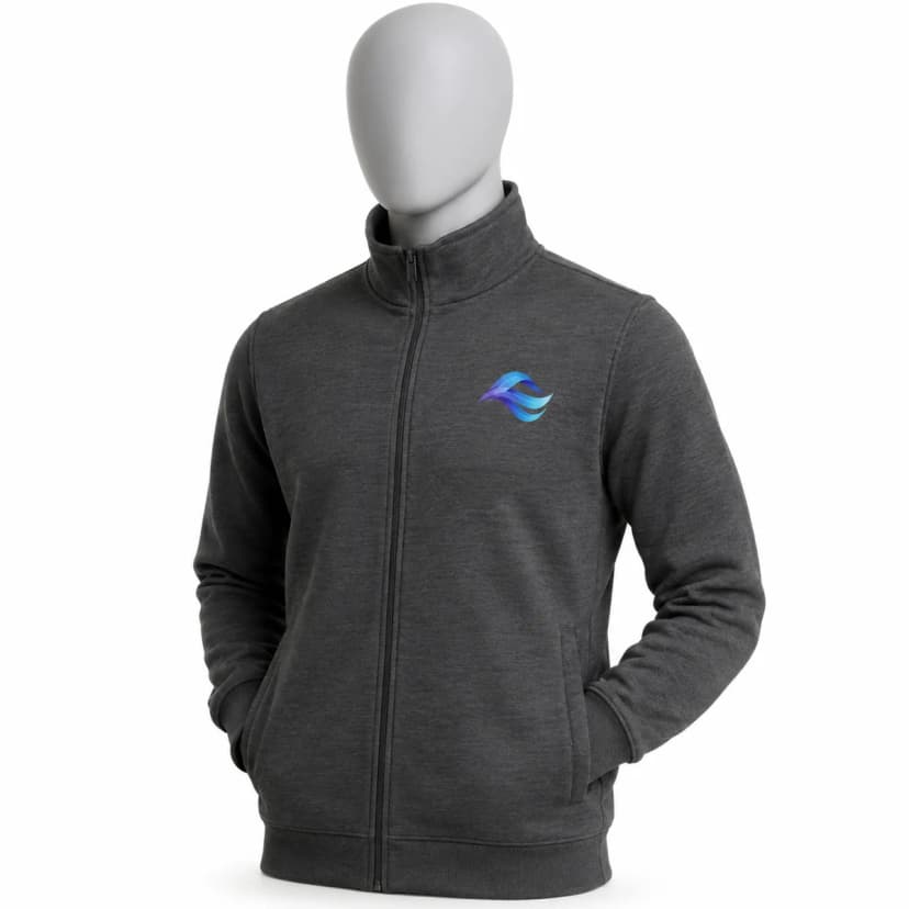 Sweatjacke JHK Full Zip mit Druck