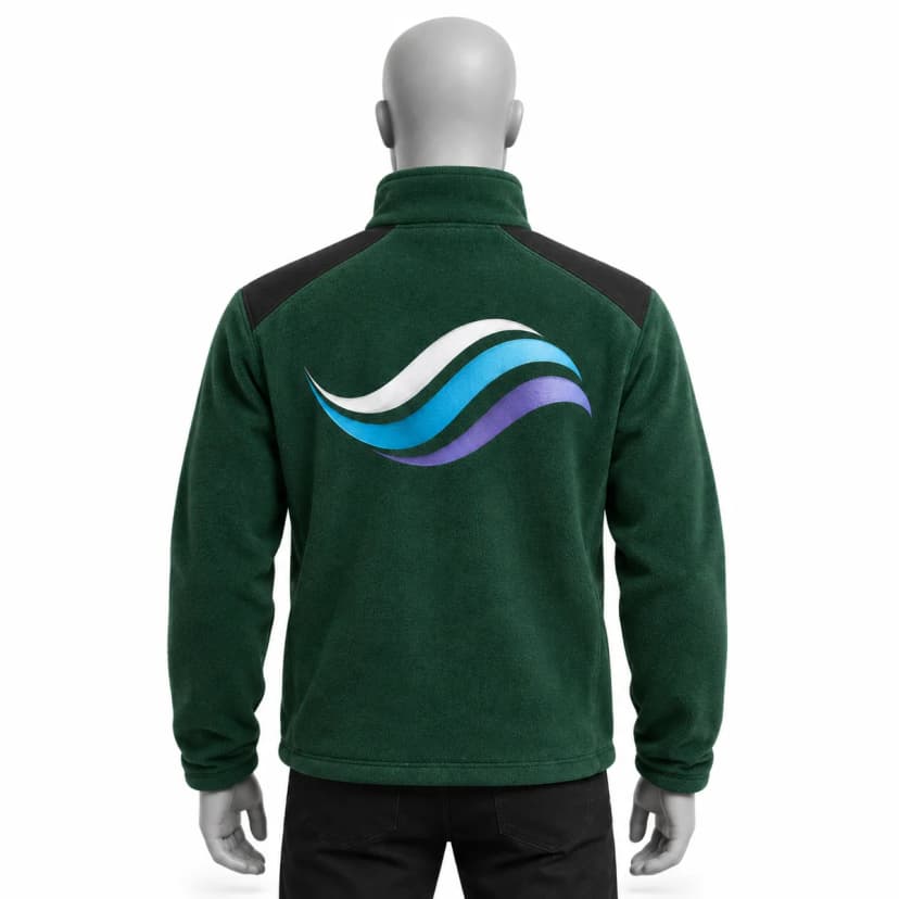 Fleecejacke JHK FLRA 340 Premium mit Druck