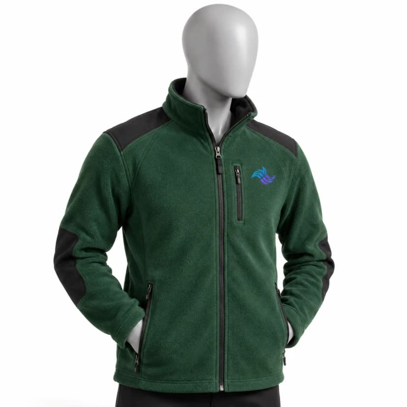 Fleecejacke JHK FLRA 340 Premium mit Druck