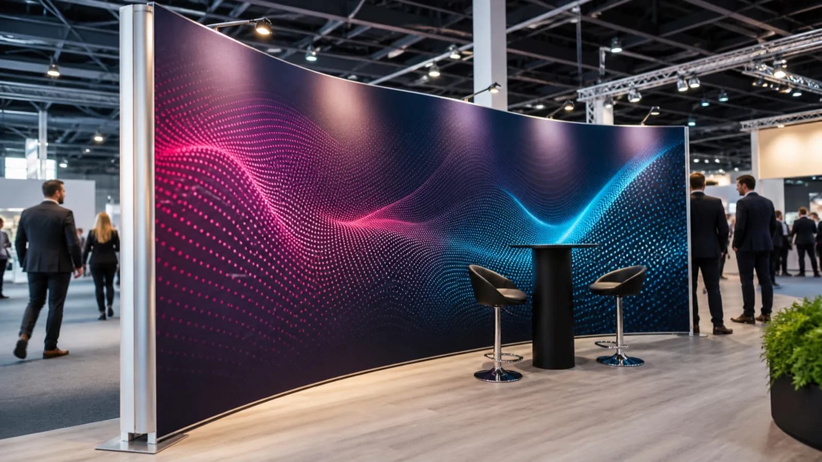 Wie wähle ich die richtige Werbewand für Messe und Event?