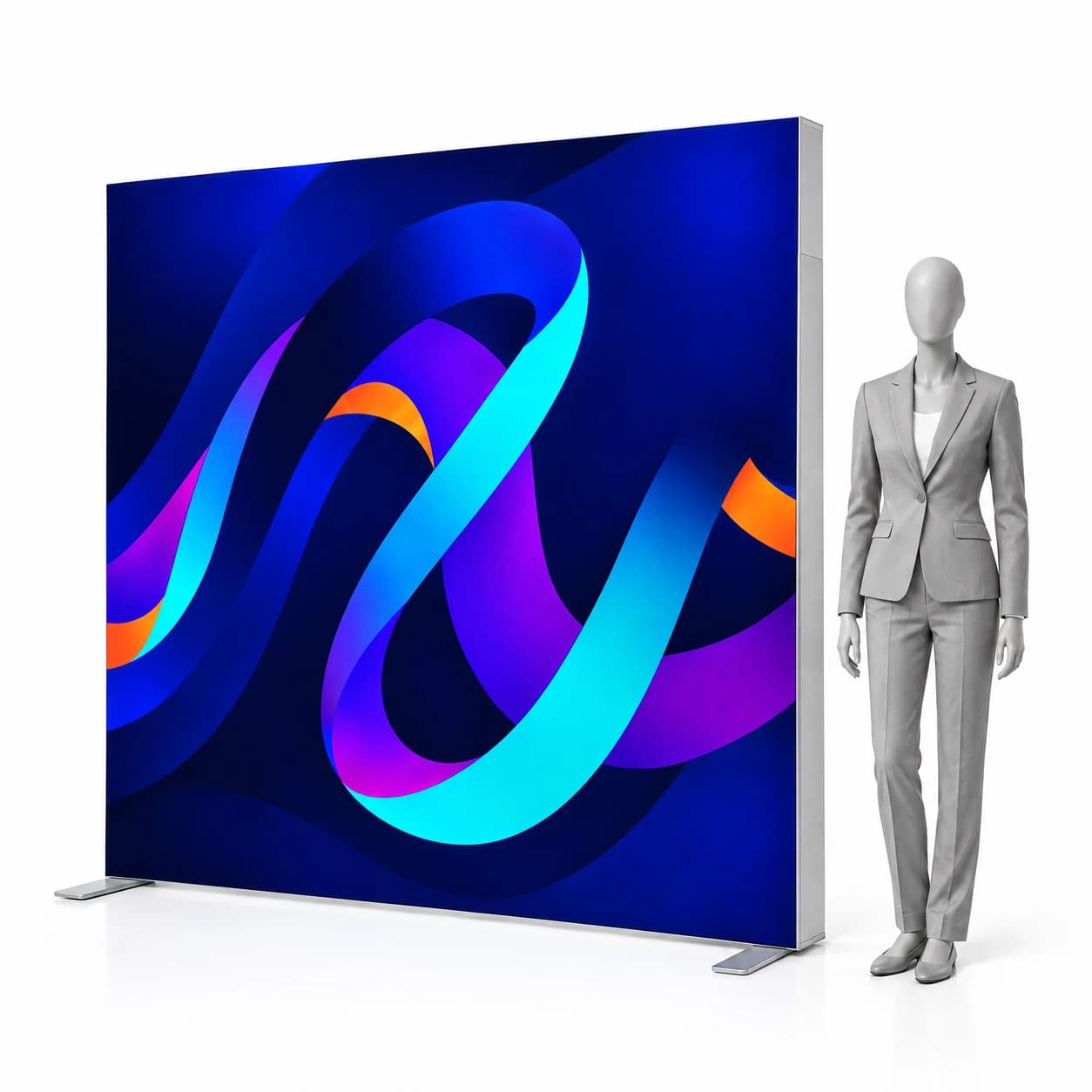 Leuchtwand LED BOX PLUS 200x200 mit Druck