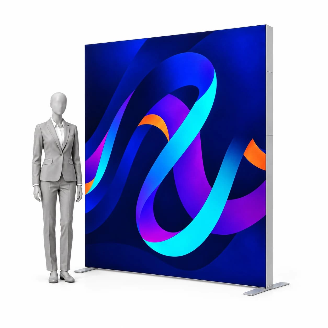 Leuchtwand LED BOX PLUS 200x240 mit Druck