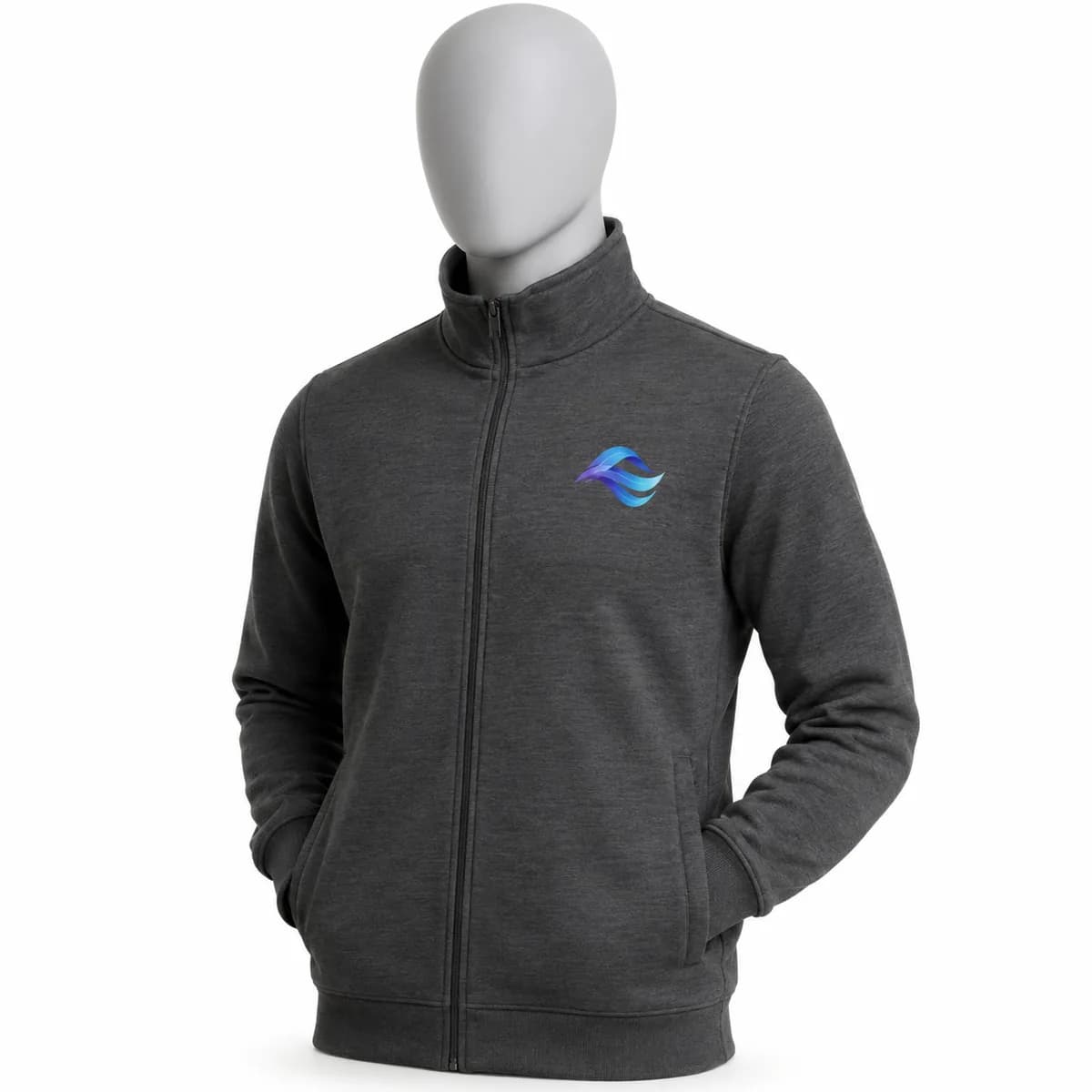 Sweatjacke JHK Full Zip mit Druck
