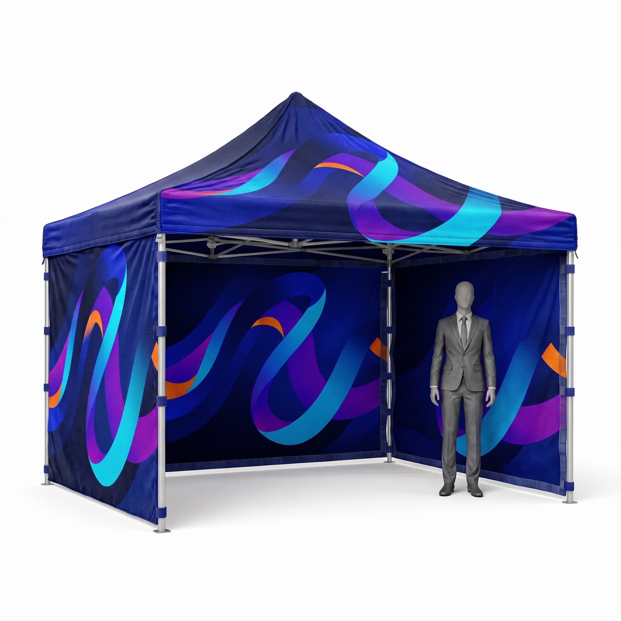 Event-Werbezelt 3 x 3m mit Druck, Foto und Modellvergleich