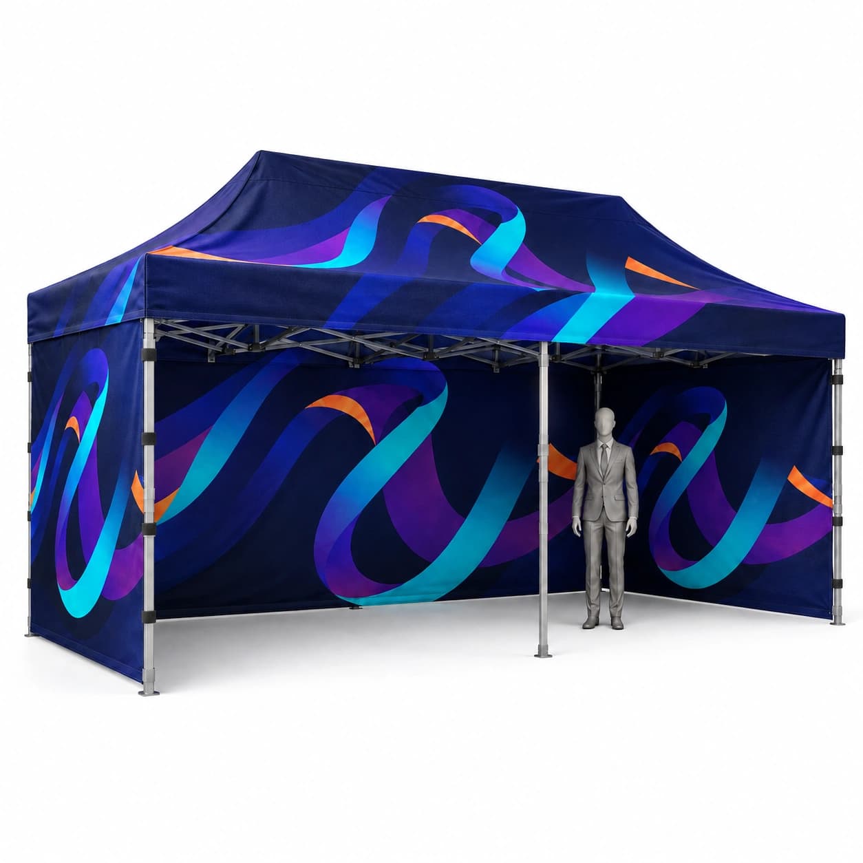 Event-Werbezelt 3 x 6 m mit Druck, Foto und Modellvergleich