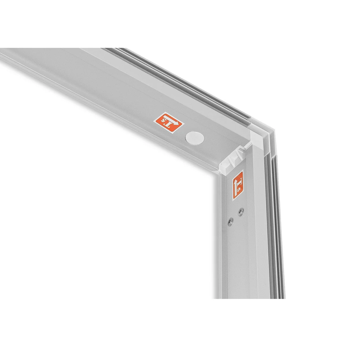 Aluminiumprofil 6,5 cm der LED-Backlight-Wand mit Nut für die SEG-Grafik
